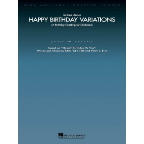 Happy Birthday Variations : Score and Parts