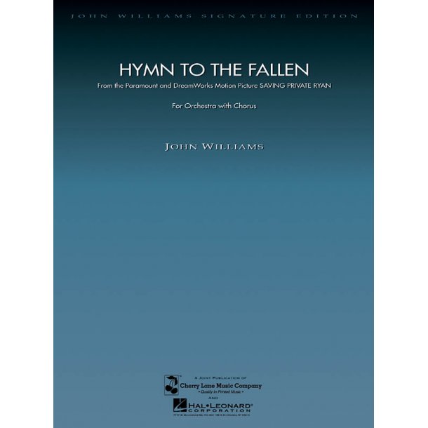 Hymn to the Fallen (from Saving Private Ryan) : for Orchestra with Chorus Score and Parts
