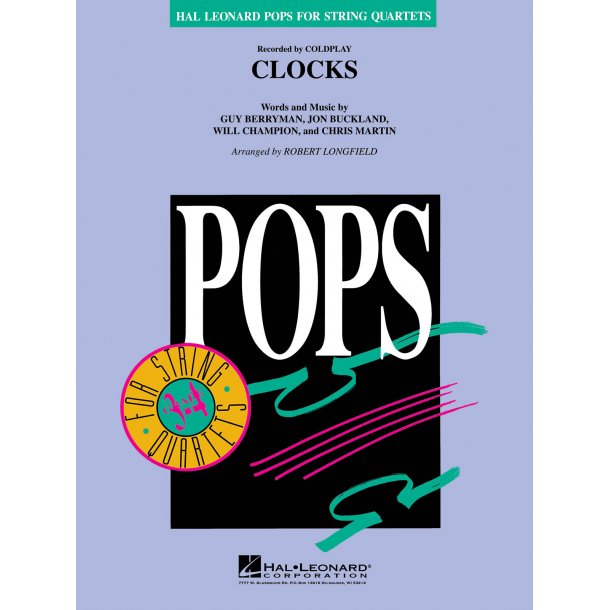 Coldplay: Clocks (Arr. Longfield) (Score And Parts)