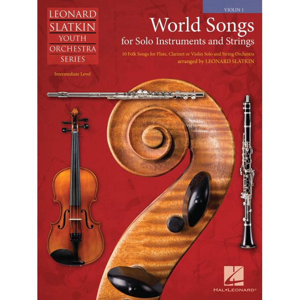 World Songs for Solo Instruments and Strings : Violin 1
