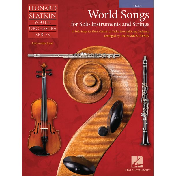 World Songs for Solo Instruments and Strings : Viola