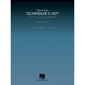 Theme from Schindler's List (Cello and Orchestra) : Score and Parts