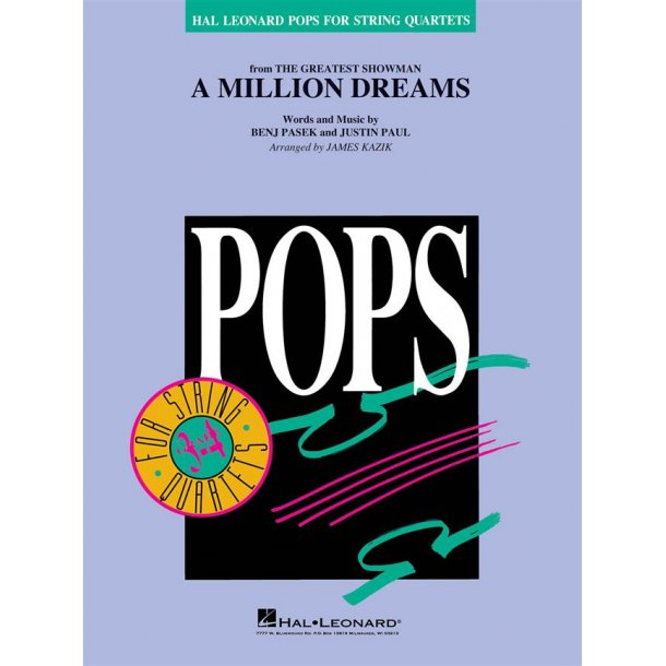 Benj Pasek/Justin Paul: A Million Dreams (From 'The Greatest Showman') (Arr. Kazik) (Score And Parts)