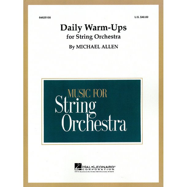 Daily Warm-Ups for String Orchestra