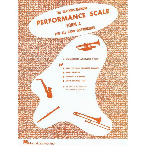 Watkins-Farnum Performance Scale - Form A Book : For All Band Instruments