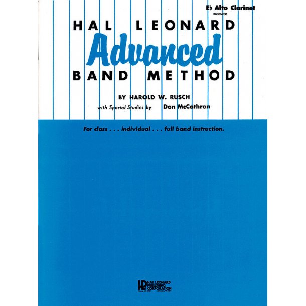 Hal Leonard Advanced Band Method : Alto Clarinet
