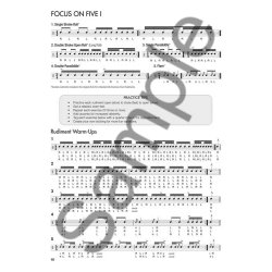 HANS BEN RUDIMENTAL DRUM SOLOS FOR THE MARCHING SNARE DRUMMER DRUMS BK