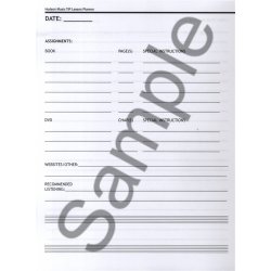 Hudson Music: Drum Lesson Planner