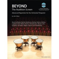 TAFOYA JOHN BEYOND THE AUDITION SCREEN PERCUSSION BOOK/CD