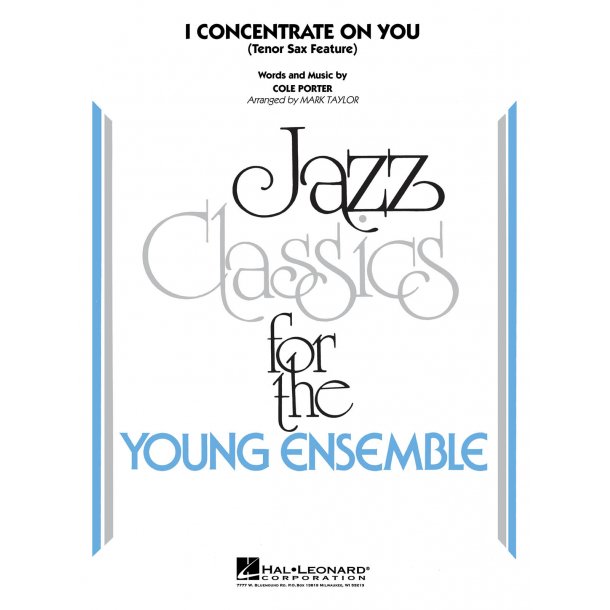 I Concentrate on You : Tenor Sax Solo with Jazz Ensemble