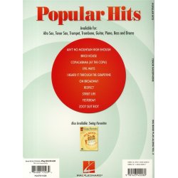 Big Band Play-Along Volume 2: Popular Hits - Tenor Sax