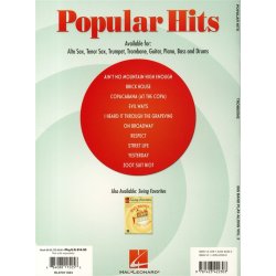 Big Band Play-Along Volume 2: Popular Hits - Trombone