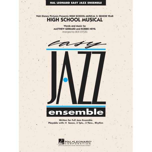 High School Musical 3: Senior Year : Easy Jazz Ensemble Series