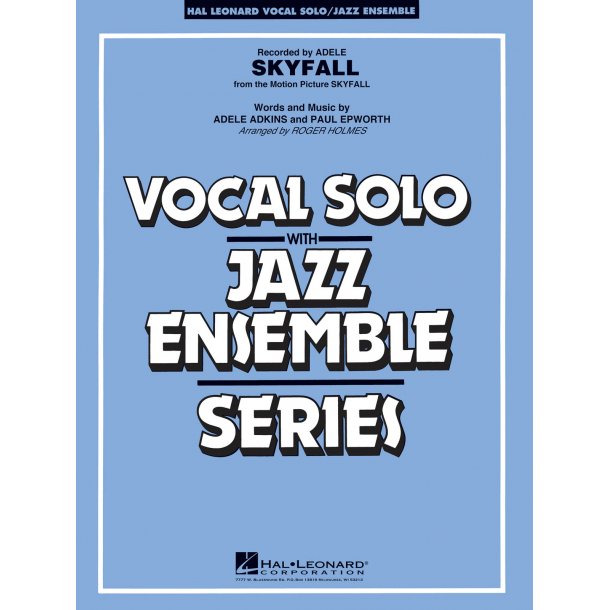 Skyfall [Key: Cmi] : Vocal Solo or Tenor Sax Feature