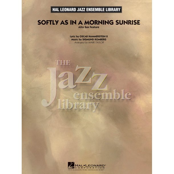 Softly as in a Morning Sunrise : Solo Alto Sax Feature