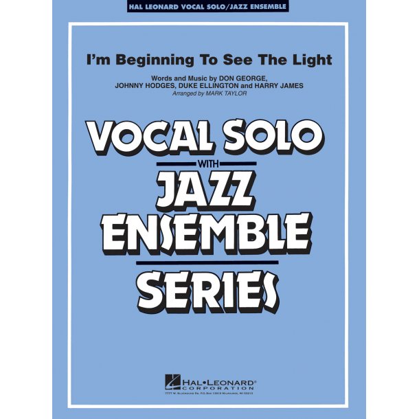 I'm Beginning To See The Light : Key: C-Eb