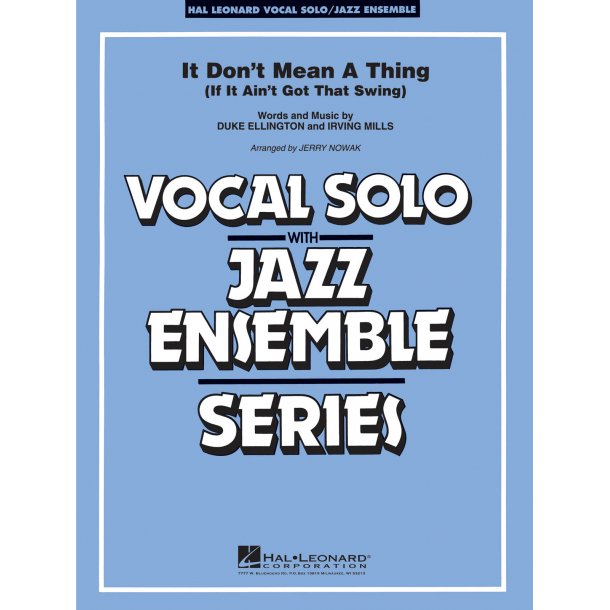 It don't Mean a Thing (If It Ain't Got That Swing)