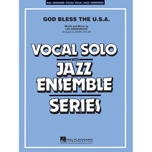 God Bless the U.S.A. : Vocal Solo with Jazz Ensemble