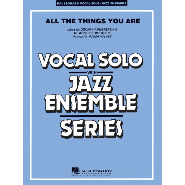 All the Things You Are : Vocal Solo