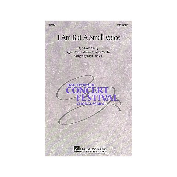 I Am But a Small Voice