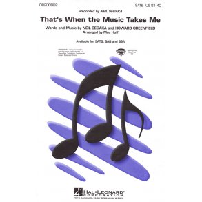 That's When the Music Takes Me.