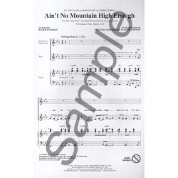 Nickolas Ashford/Valerie Simpson: Ain't No Mountain High Enough - SSA/Piano