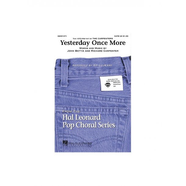 The Carpenters: Yesterday Once More (SATB)