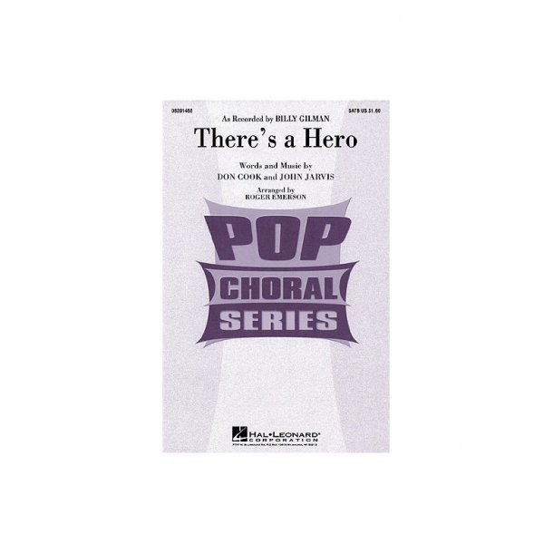 Billy Gilman: There's A Hero (SATB)