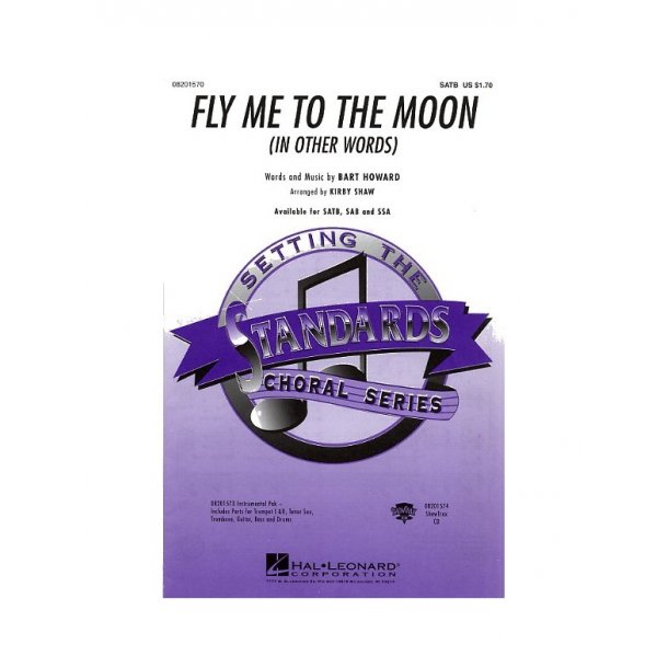 Bart Howard: Fly Me To The Moon (In Other Words) (SATB)