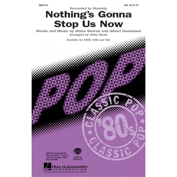 Nothing's Gonna Stop Us Now