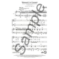 Maroon5 In Concert (SATB)