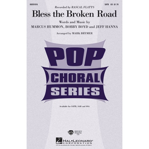 Bless The Broken Road (Brymer) Satb