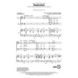 Arr. Mark Brymer: September (ShowTrax CD)