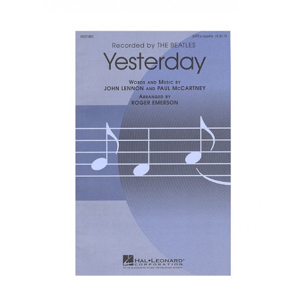 The Beatles: Yesterday (SATB)