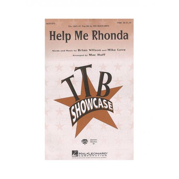 The Beach Boys: Help Me Rhonda (arr. Huff) -TTBB