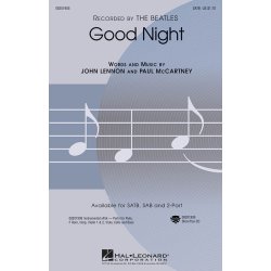 The Beatles: Good Night (SATB)