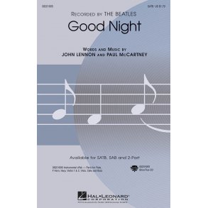 The Beatles: Good Night (SATB)