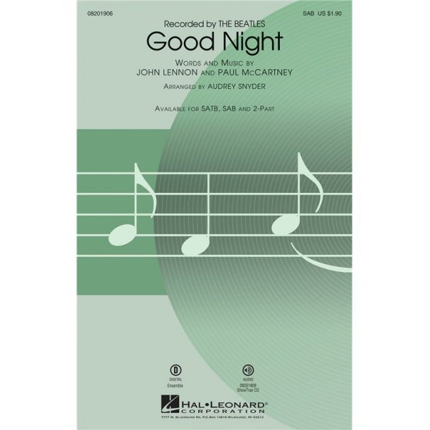 The Beatles: Good Night (SAB)
