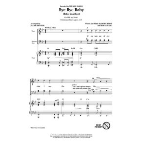 Bye Bye Baby Baby Goodbye
