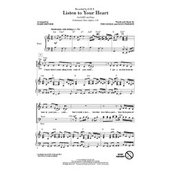 Mats Persson and Per Gessle: Listen To Your Heart (SATB)