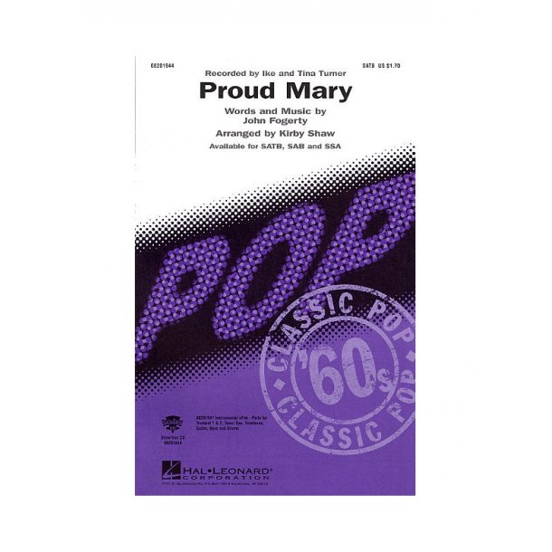 John Fogerty: Proud Mary (SATB)