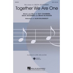Mcfadden/Goodrem Together We Are One (Billingsley Alan) Satb Choral