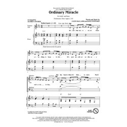 SARAH MCLACHLAN ORDINARY MIRACLE CHARLOTTE'S WEB (AUDREY SNYDER) SAB