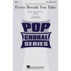 STING THE POLICE EVERY BREATH YOU TAKE (ARR MARK BRYMER) SATB CHORAL