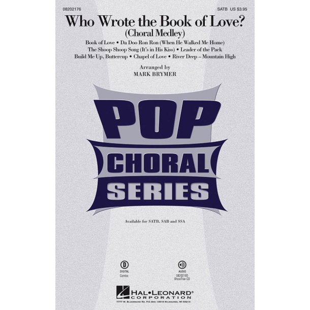 Who Wrote Book Of Love (Arr. Brymer) (SATB)