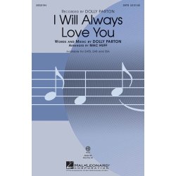 Parton Dolly I Will Always Love You (Arr Huff Mac) Satb Chor