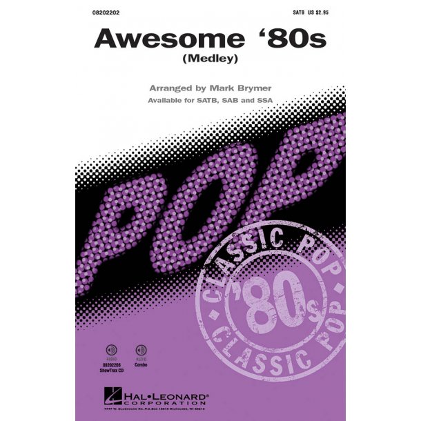 Awesome 80s Medley (Arr. Brymer) (SATB)