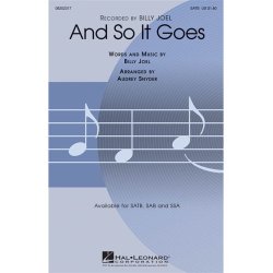 JOEL BILLY AND SO IT GOES (SNYDER AUDREY) SATB CHORAL