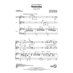 BEATLES YESTERDAY (ARR MARK BRYMER) SSA CHORAL