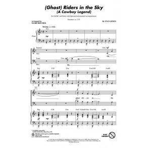 Stan Jones: Ghost Riders In The Sky (Arr. Brymer) (ShowTrax CD)